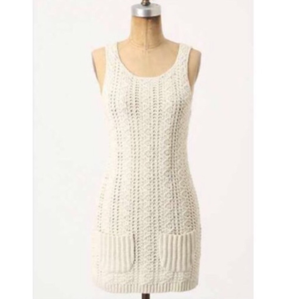 Anthropologie Far Away From Close Knitted Dress